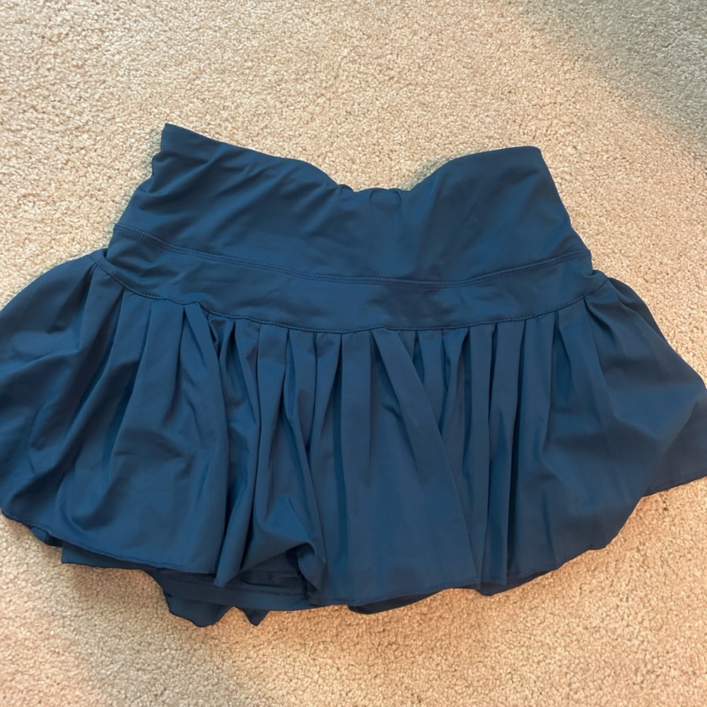 Gold Hinge mini athletic skirt